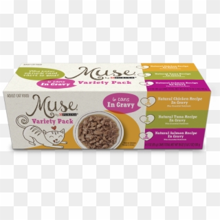 Muse 6 Count Variety Pack Wet Cat Food - Cat Food, HD Png Download