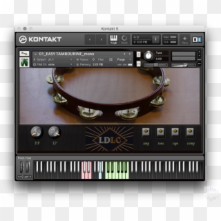 Loops De La Creme Easy Tambourine Kontakt - Pipe Organ For Kontakt, HD Png Download