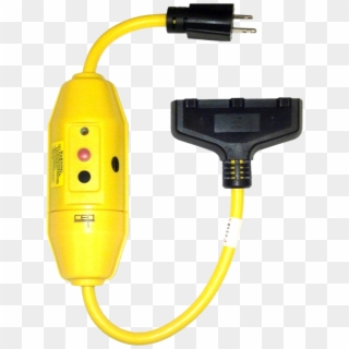 Gfci Extension Cords And Adapters Archives - 30 Amp Gfci Y Adapter, HD Png Download