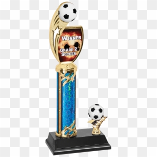Custom Graphic Soccer Trophy - Trophy, HD Png Download