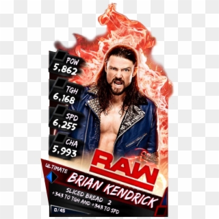 Supercard Briankendrick S3 Ultimate Raw - Ultimate Cards Wwe Supercard, HD Png Download