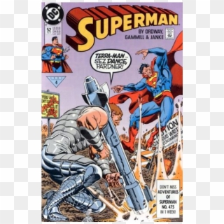 Купете Comics 1991-02 Superman - Superman Terra Man, HD Png Download