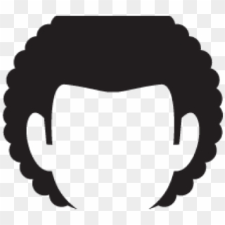 Afro Png Transparent - Curly Hair Png Clips, Png Download