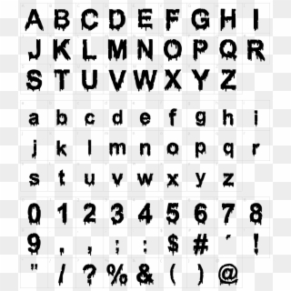 Font Characters, HD Png Download