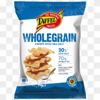 Wholegrain Crisps With Sea Salt - Taffel Traskuciai, HD Png Download