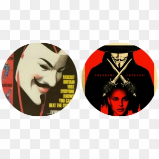 As Mentioned Earlier, V For Vendetta Got Its Start - V For Vendetta Poster Font, HD Png Download