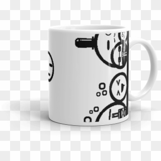 Vector Transparent Library Thumb Drawing Mug - Coffee Cup, HD Png Download