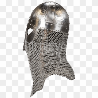 Norse Warrior Helmet With Aventail - Mail, HD Png Download