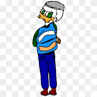 Duck Duck Cartoon Character Duck Face - การ์ตูน เป็ด โหด, HD Png Download