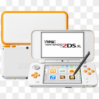 New Nintendo 2ds Xl - Nintendo New 2ds Xl White & Orange, HD Png Download