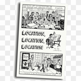 The Center For Cartoon Studies - Location Location Location Cartoon, HD Png Download