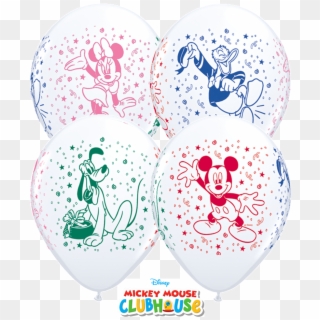 11 Disney Mickey & His Pals Latex Balloons - Mickey Mouse Club House, HD Png Download
