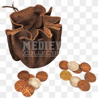 Medieval Leather Coin Purse, HD Png Download