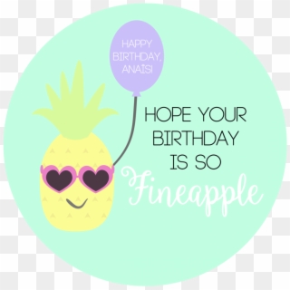 One Of My Friends Has A Thing For Pineapples - Circle, HD Png Download