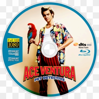 Pet Detective Bluray Disc Image - Ace Ventura Pet Detective Art, HD Png Download
