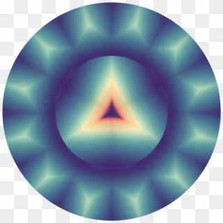 Art Acid Bright Blur Colors Circle Core Crystal Consciousness - Circle, HD Png Download
