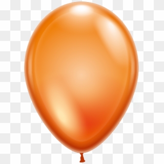 100 Balloons Crystal Orange - Balloon, HD Png Download