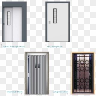 Of Manual Door Elevators That Provide Silent And Reliable - Home Door, HD Png Download