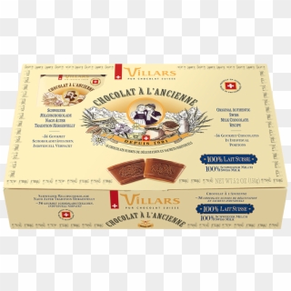 Villars Old Fashioned Alpine Swiss Milk Chocolate Tasting - Villars Chocolate, HD Png Download