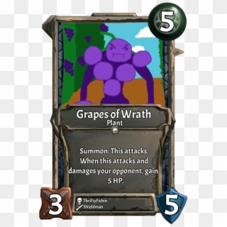 [stat Buff] Grapes Of Wrath , - Card Game, HD Png Download
