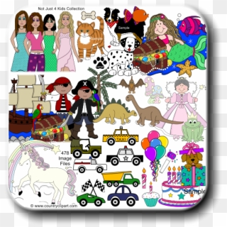 Not Just 4 Kids Cute Clipart - Kids Clip Art, HD Png Download