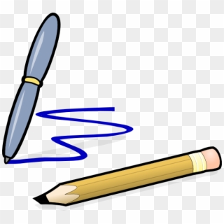 Original Png Clip Art File Pen And Pencil Svg Images - Pen And Pencil Clipart, Transparent Png