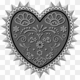 Heart Scroll - Presidio La Bahía, HD Png Download