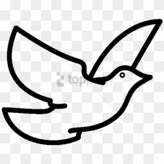 Free Png Bird Flying Drawing Easy Png Image With Transparent - Outline Of Bird Flying, Png Download