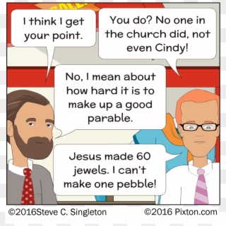 Christ Thinking God's Thoughts - Cartoon, HD Png Download