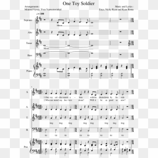 One Toy Soldier Sheet Music Composed By Music And Lyrics - Don T Stop Believin French Horn Sheet Music, HD Png Download