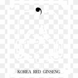 Korea Red Ginseng Logo Black And White - Black-and-white, HD Png Download