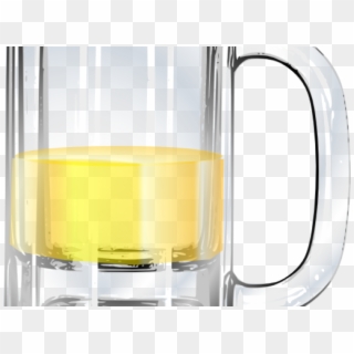 Mug Clipart Empty Mug - Half Empty Beer Glass, HD Png Download