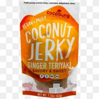 Shopaip Healthy Foods // Cocoburg Coconut Jerky Ginger - Flyer, HD Png Download
