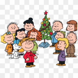 Peanuts Christmas Cliparts - Charlie Brown Christmas Gang, HD Png Download