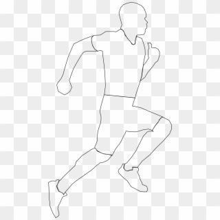 This Free Icons Png Design Of Run 2 - Line Art, Transparent Png
