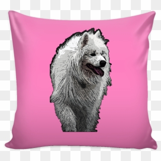 Samoyed Dog Pillow - Auntie Love You, HD Png Download