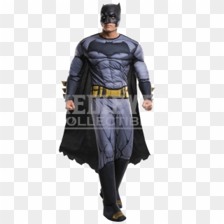 Adult Deluxe Dawn Of Justice Batman Costume - Roupa Fantasia Do Batman Adulto, HD Png Download