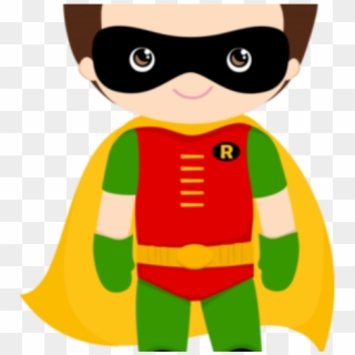 Superhero Robin Clipart Batman Costume - Batman And Robin Clip Art, HD Png Download