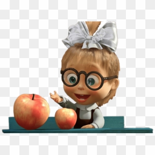 Baby Masha And Two Apples - Masha And The Bear, HD Png Download