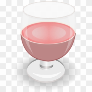 Wine Glass Red Wine Alcoholic Drink - Snifter, HD Png Download