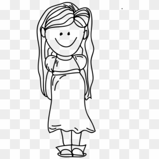 Girl Child Drawing Woman Infant, HD Png Download