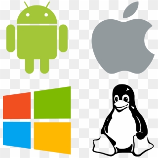 Download Logos Windows Linux Android Mac Svg Eps Png - Linux Icon, Transparent Png