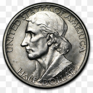 1938-d Boone Commemorative Half Dollar Bu - Quarter, HD Png Download