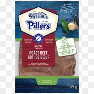 Piller's Shaved Roast Beef 125g - Piller's, HD Png Download