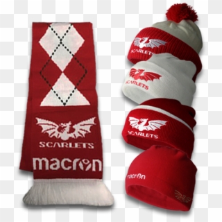 New Hat And Scarf Combo - Scarlets, HD Png Download