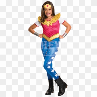 Dc Superhero Girls Wonder Woman Costume - Costume Di Wonder Woman, HD Png Download