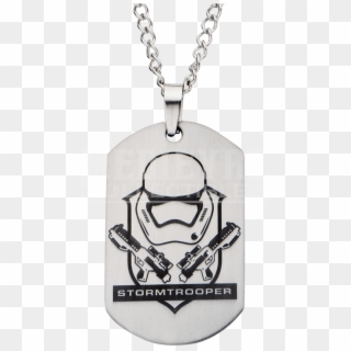 First Order Stormtrooper Crest Dog Tag Necklace - Necklace, HD Png Download