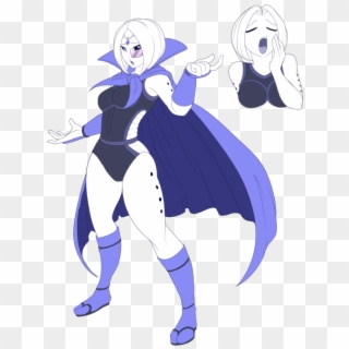 One More Majin Girl Coming Your Way, This Time A White - Blue Female Majin, HD Png Download