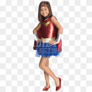 Wonder Woman Halloween Costume For Kids, HD Png Download