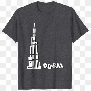 Burj Khalifa Dubai Travel T-shirt - T-shirt, HD Png Download